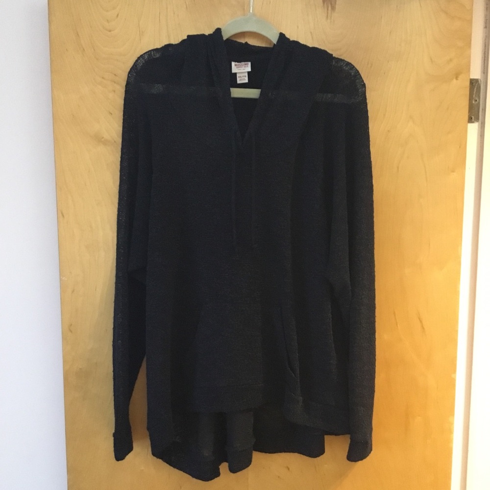 ✌🏻💕Sheer hooded sweater✌🏻💕